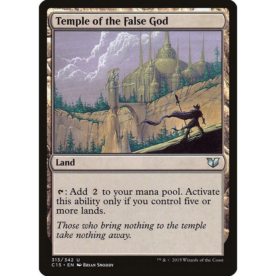 Image for Temple of the False God (313) (C15) - Magic: The Gathering