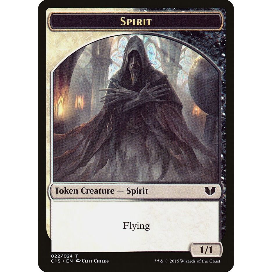 Image for Spirit (022) // Angel Double-Sided Token (22 // 2) (C15) - Magic: The Gathering