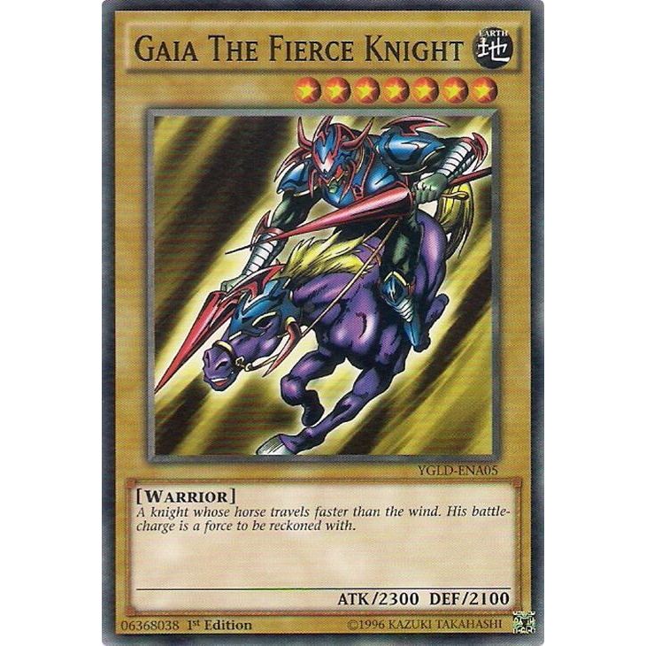 Image for Gaia The Fierce Knight (YGLD-ENA05) (YGLD) - YuGiOh