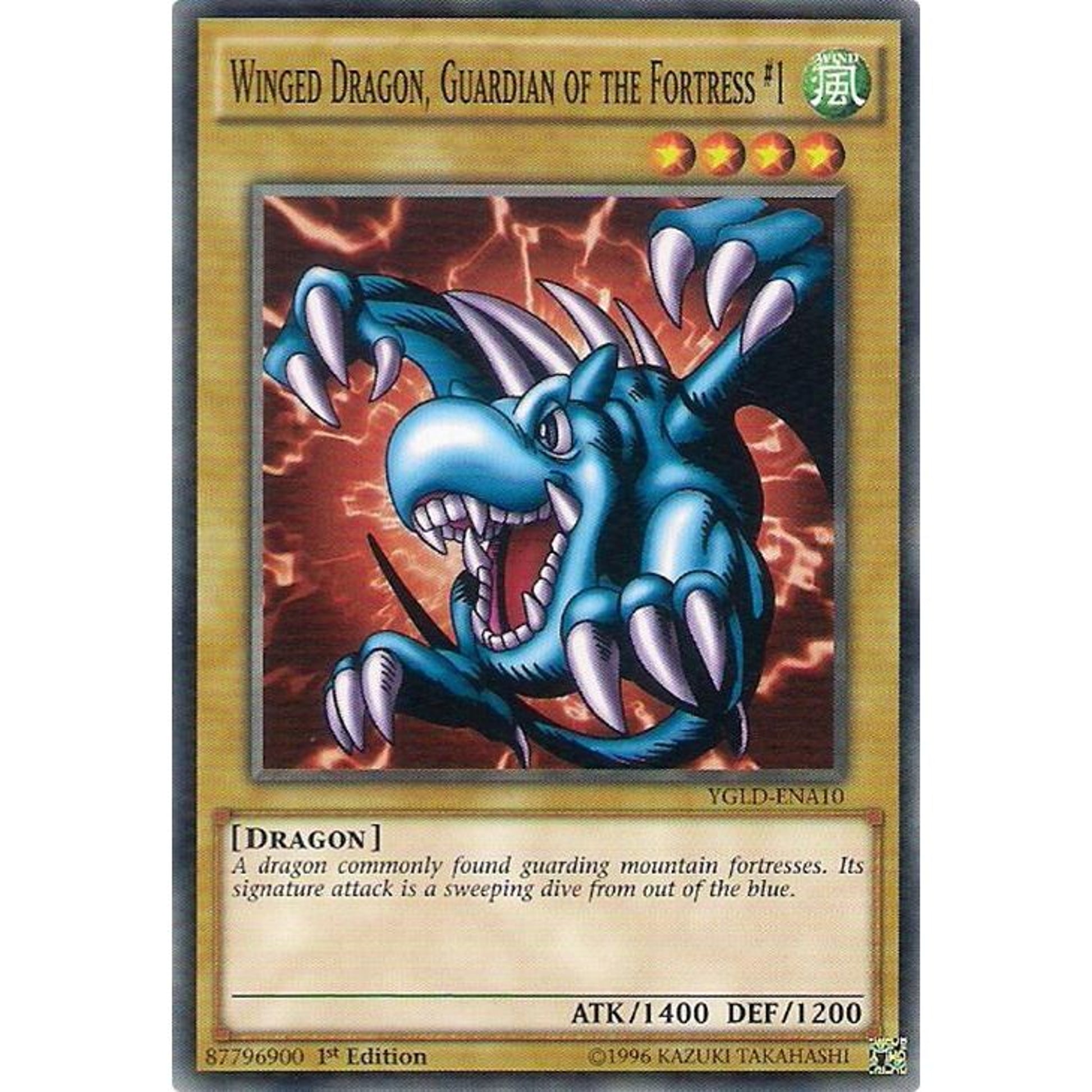 Image for Winged Dragon, Guardian of the Fortress #1 (YGLD-ENA10) (YGLD) - YuGiOh