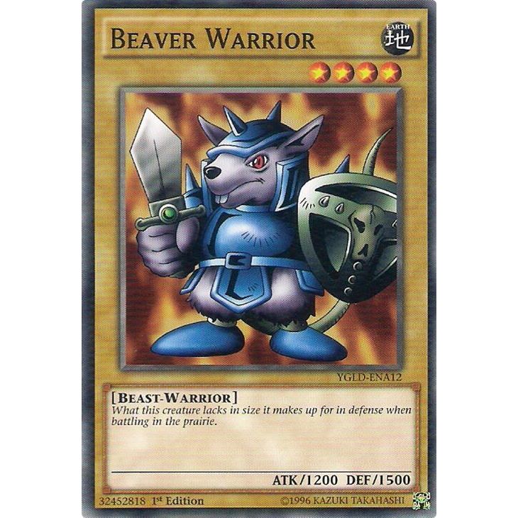 Image for Beaver Warrior (YGLD-ENA12) (YGLD) - YuGiOh