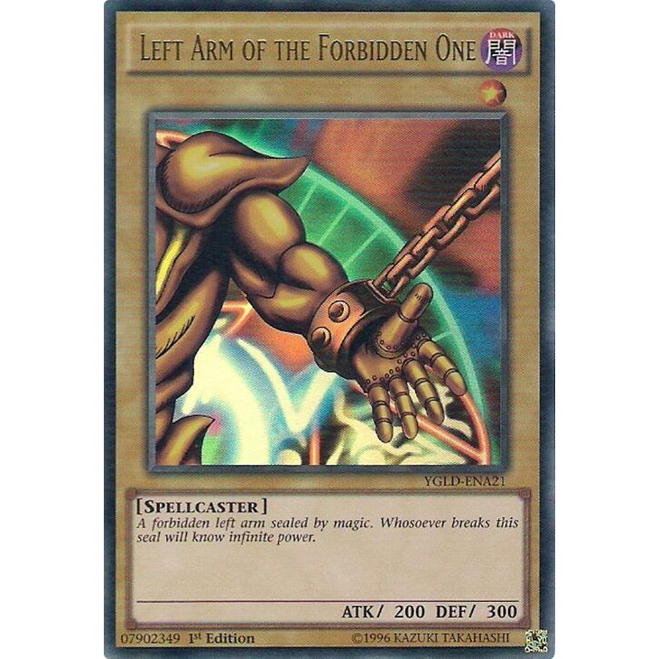 Image for Left Arm of the Forbidden One (YGLD-ENA21) (YGLD) - YuGiOh
