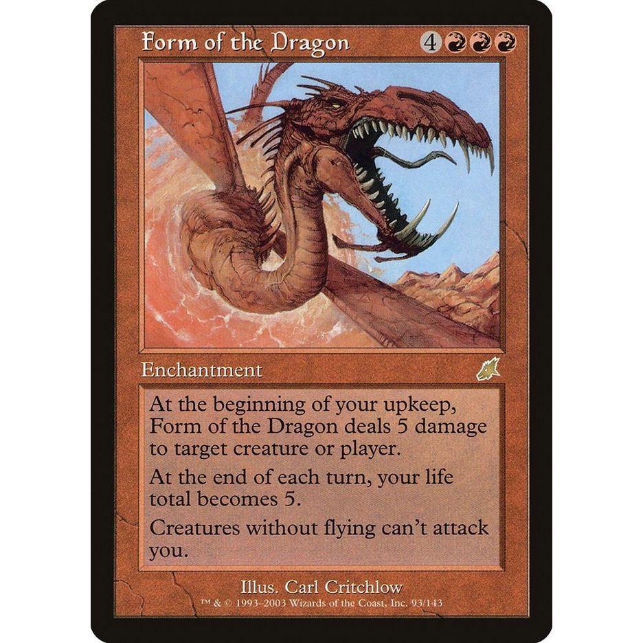 Image for Form of the Dragon (93) (SCG) - Magic: The Gathering