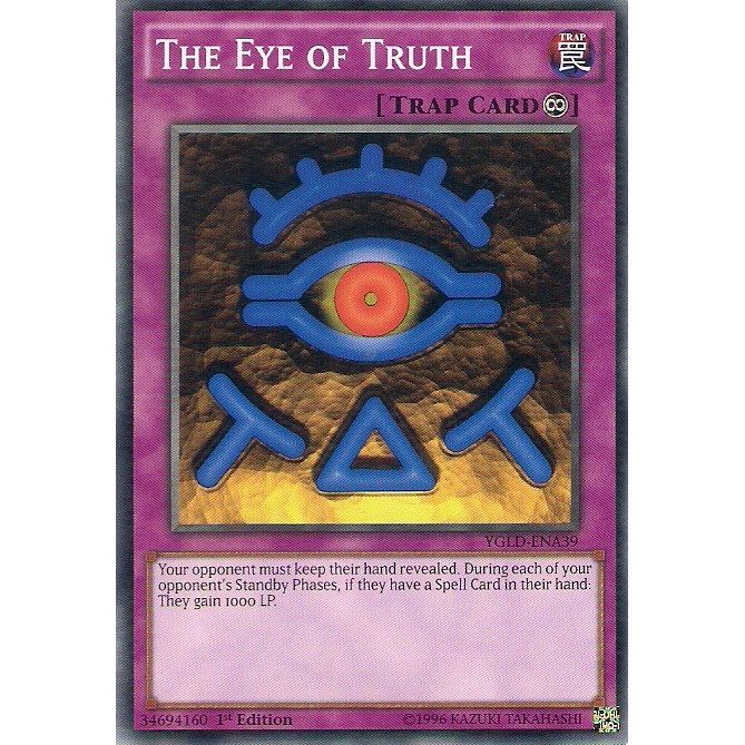 Image for The Eye of Truth (YGLD-ENA39) (YGLD) - YuGiOh