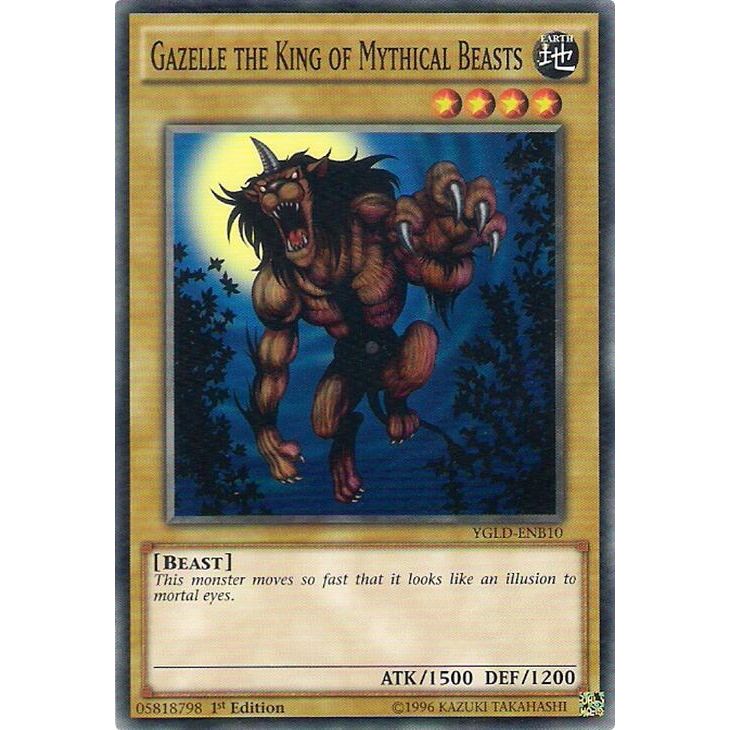 Image for Gazelle the King of Mythical Beasts (YGLD-ENB10) (YGLD) - YuGiOh