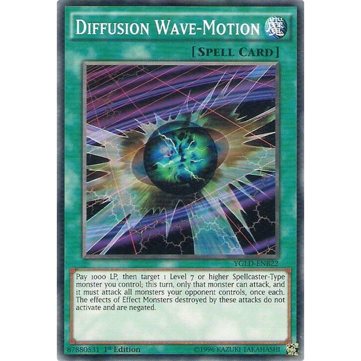 Image for Diffusion Wave-Motion (YGLD-ENB22) (YGLD) - YuGiOh