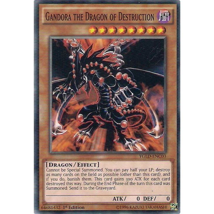 Image for Gandora the Dragon of Destruction (YGLD-ENC03) (YGLD) - YuGiOh