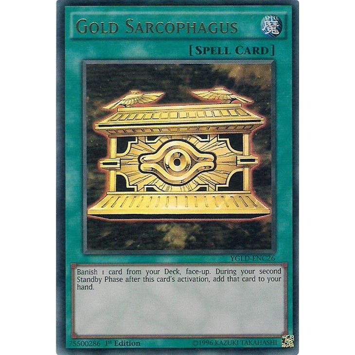 Image for Gold Sarcophagus (YGLD-ENC26) (YGLD) - YuGiOh