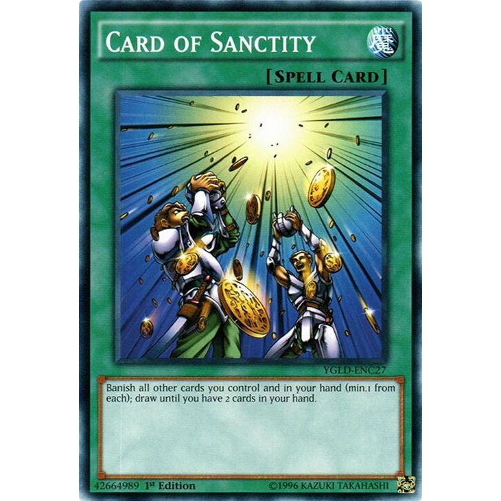 Image for Card of Sanctity (YGLD-ENC27) (YGLD) - YuGiOh