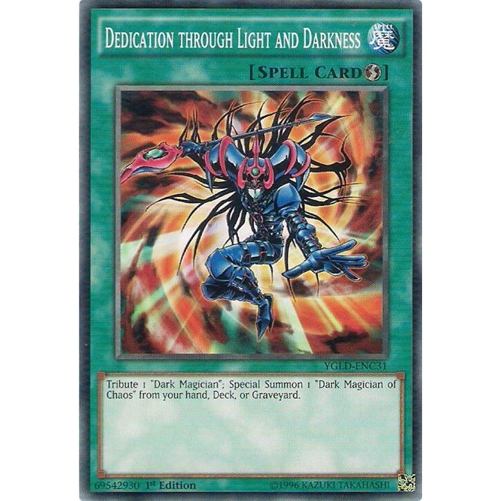 Image for Dedication through Light and Darkness (YGLD-ENC31) (YGLD) - YuGiOh