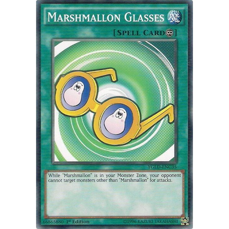 Image for Marshmallon Glasses (YGLD-ENC35) (YGLD) - YuGiOh