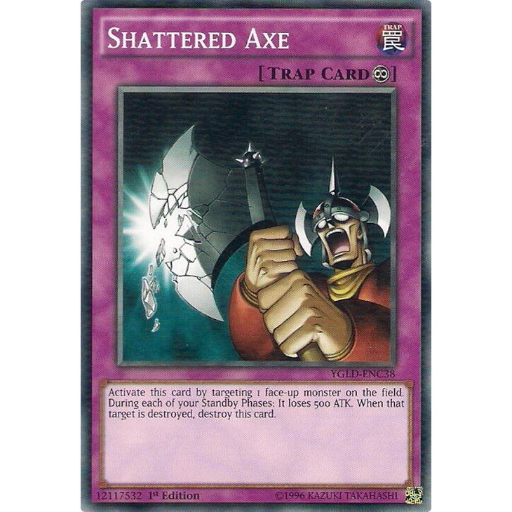 Image for Shattered Axe (YGLD-ENC38) (YGLD) - YuGiOh