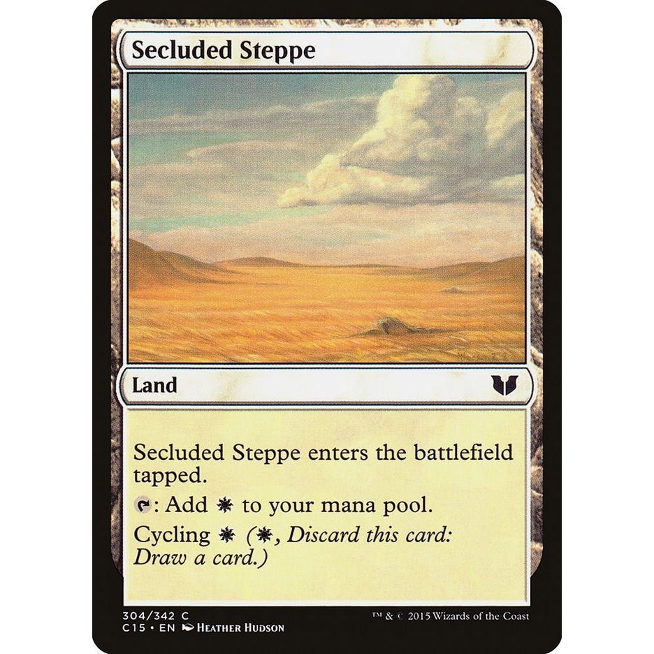 Image for Secluded Steppe (304) (C15) - Magic: The Gathering