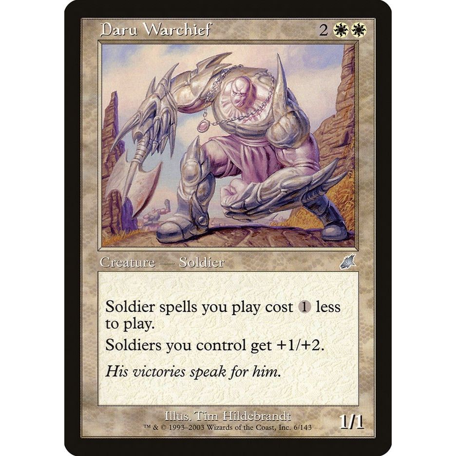 Image for Daru Warchief (6) (SCG) - Magic: The Gathering