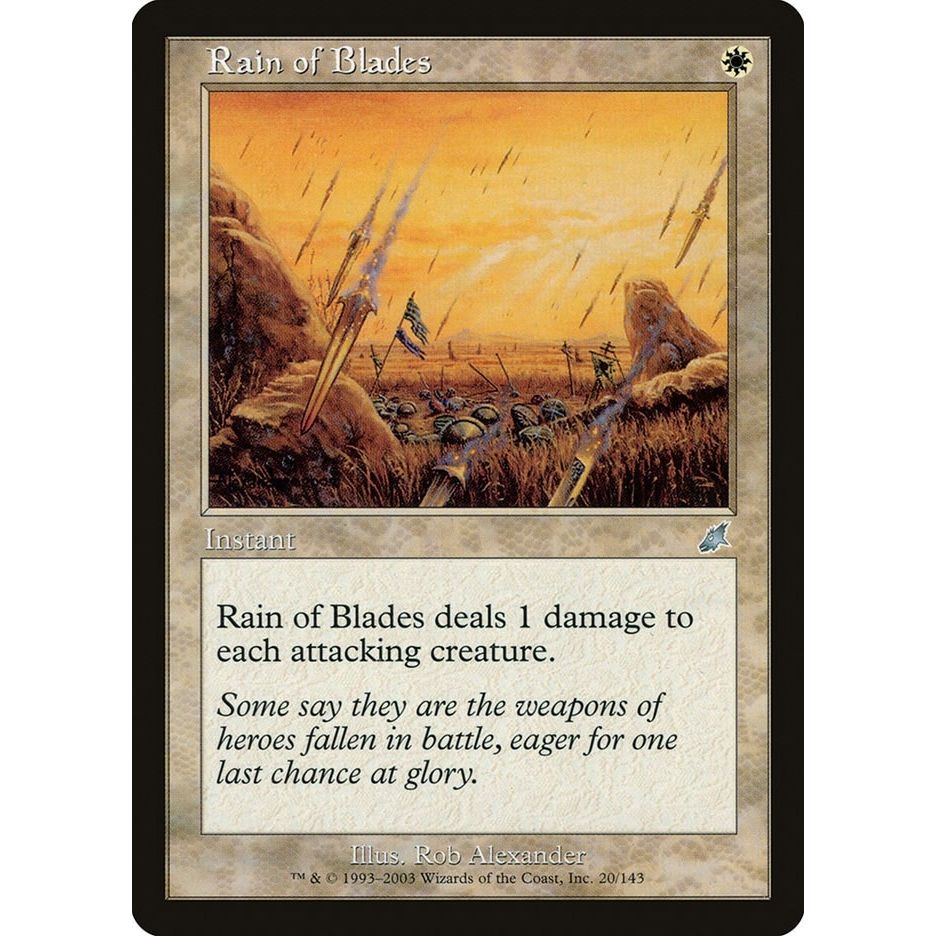 Image for Rain of Blades (20) (SCG) - Magic: The Gathering