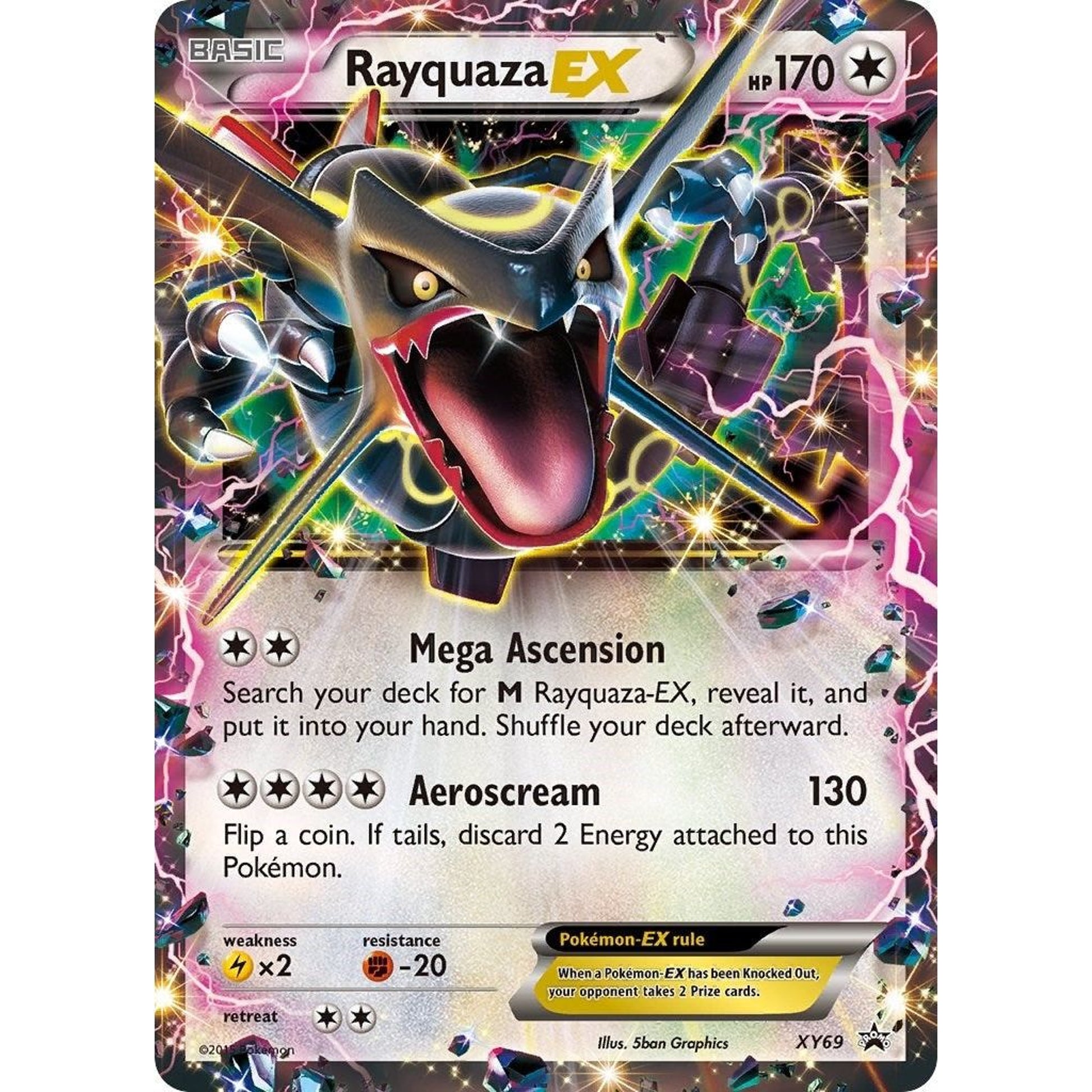 Image for Rayquaza EX (Shiny) (XY69) (PR) - Pokemon