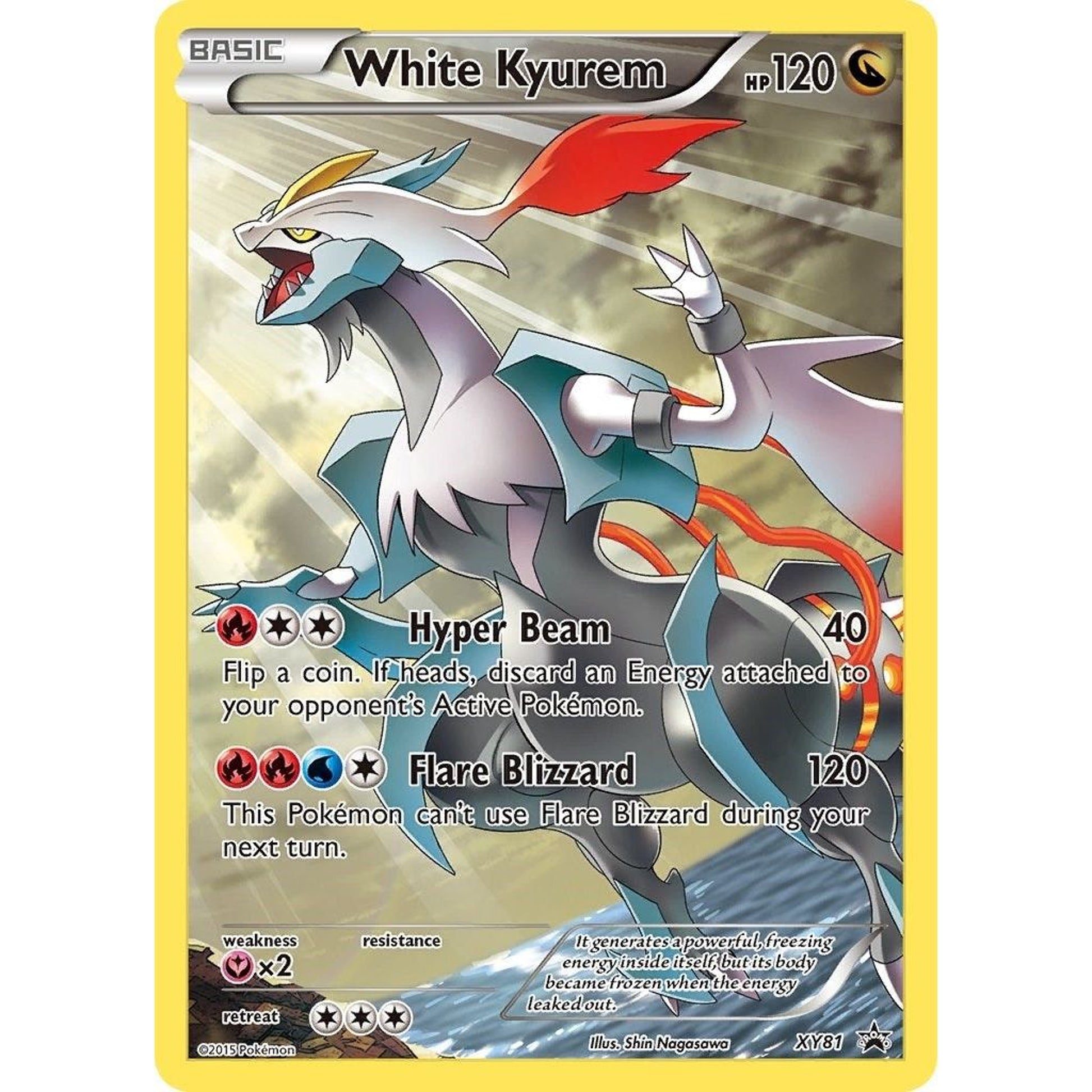 Image for White Kyurem (Full Art Promo) (XY81) (PR) - Pokemon
