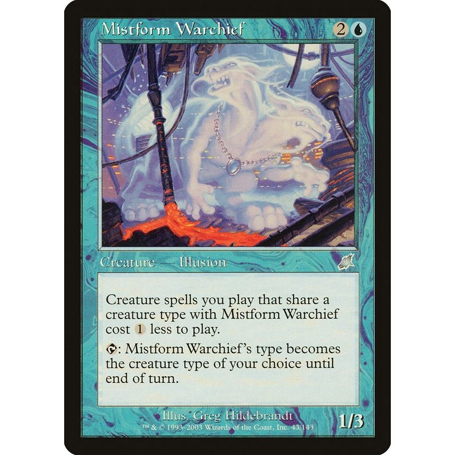 Image for Mistform Warchief (43) (SCG) - Magic: The Gathering