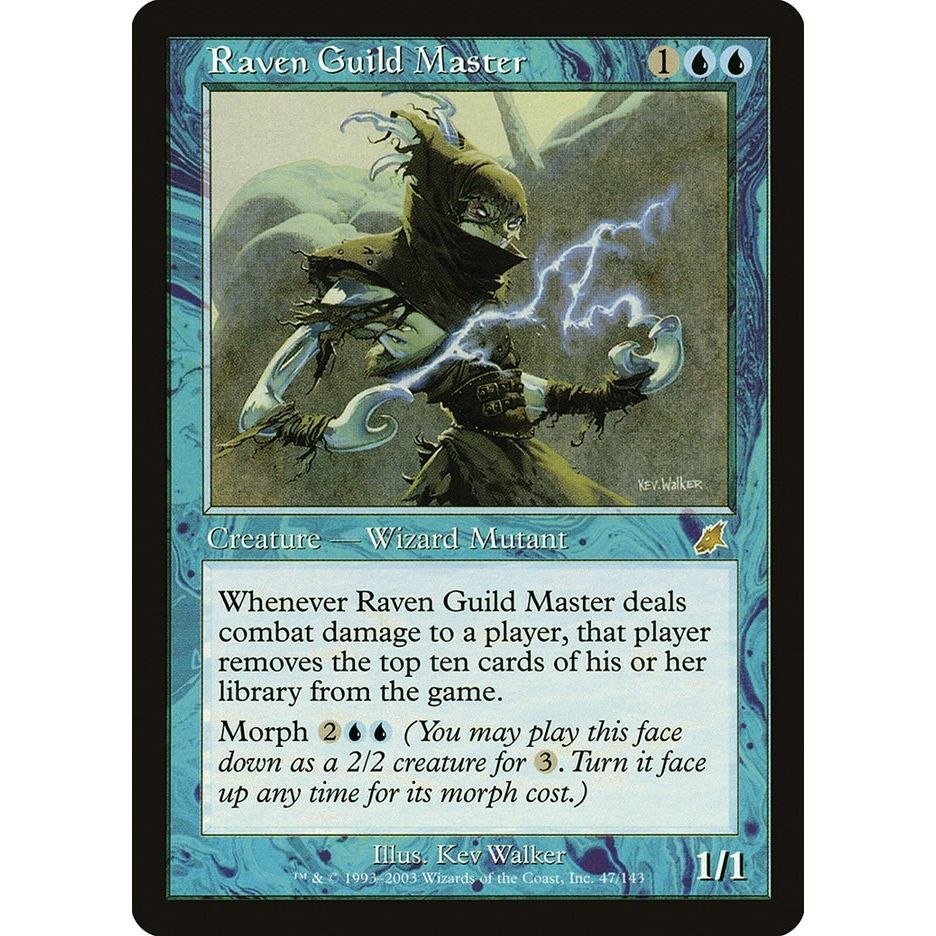 Image for Raven Guild Master (47) (SCG) - Magic: The Gathering