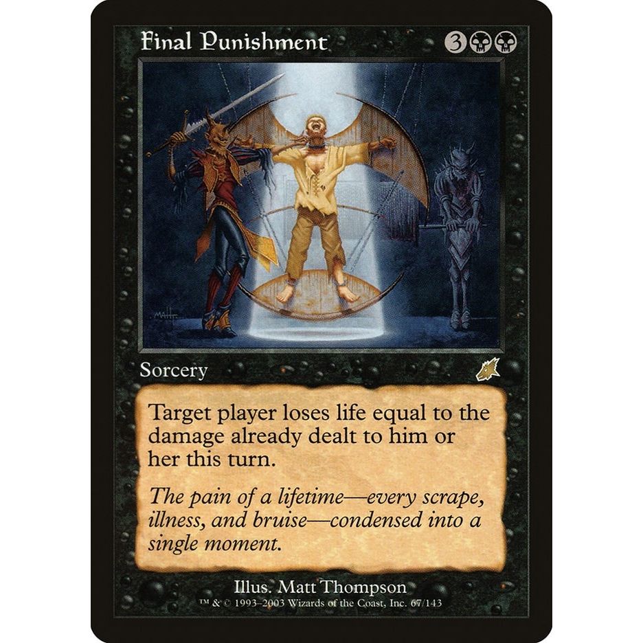 Image for Final Punishment (67) (SCG) - Magic: The Gathering