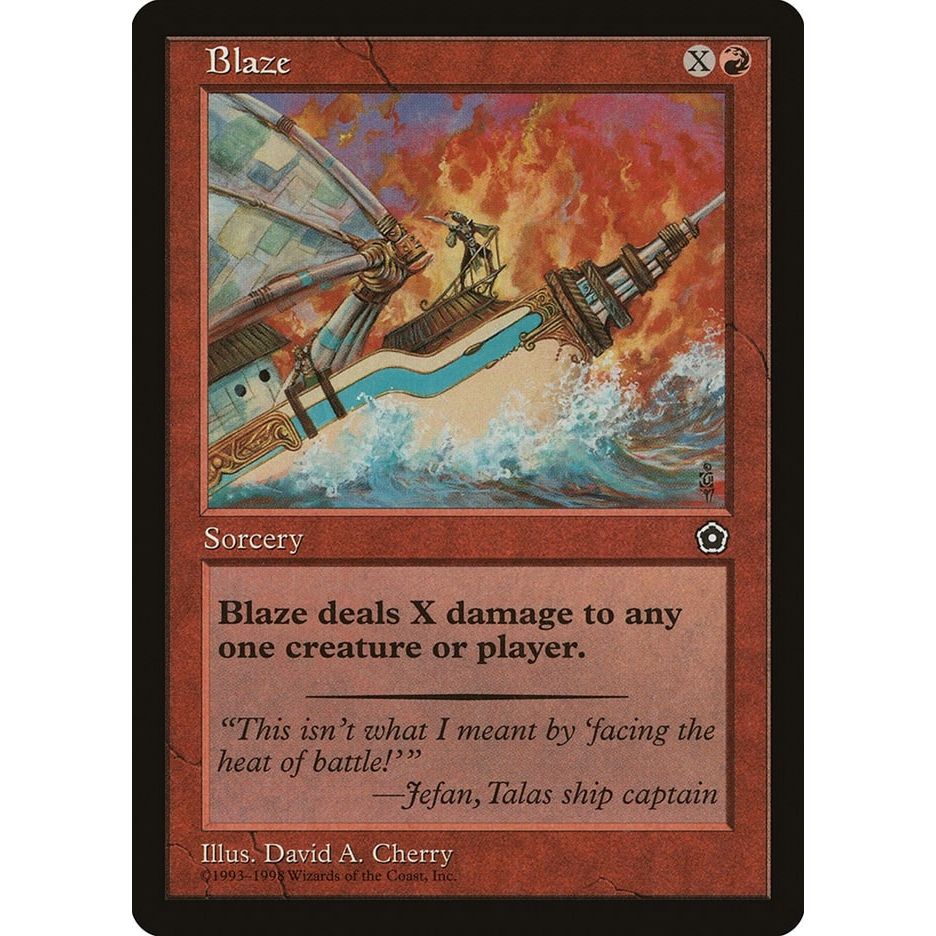 Image for Blaze (P02) - Magic: The Gathering