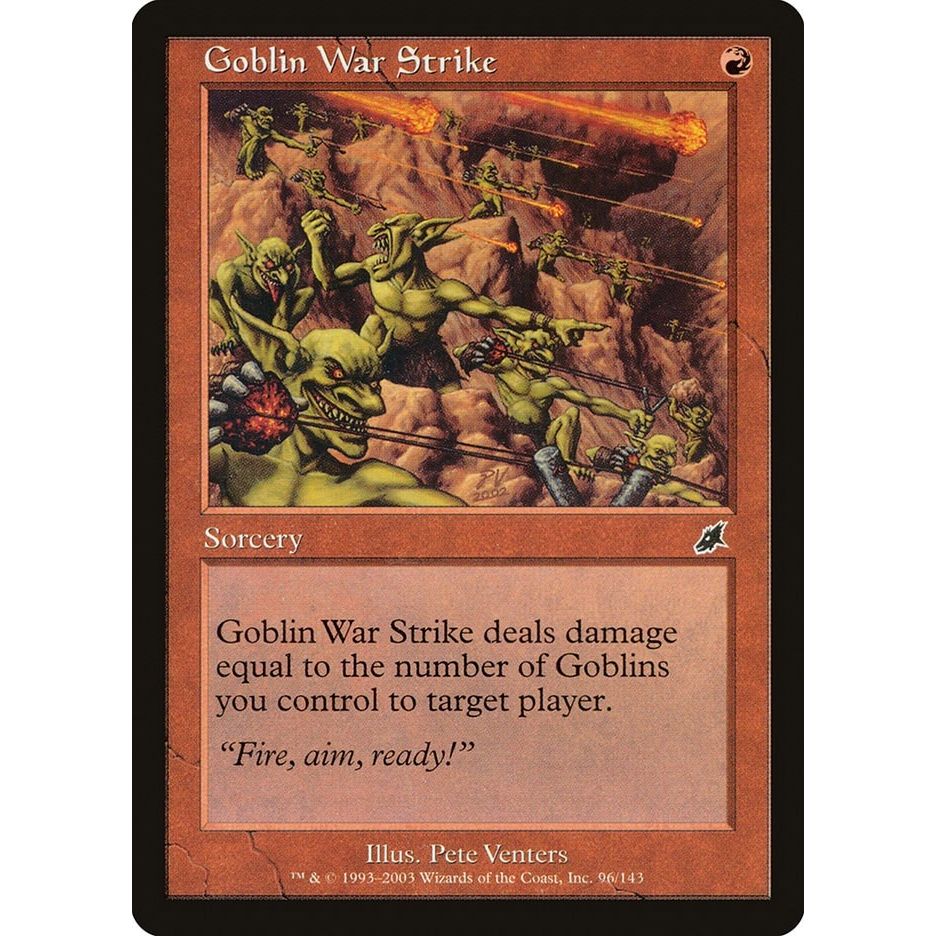 Image for Goblin War Strike (96) (SCG) - Magic: The Gathering