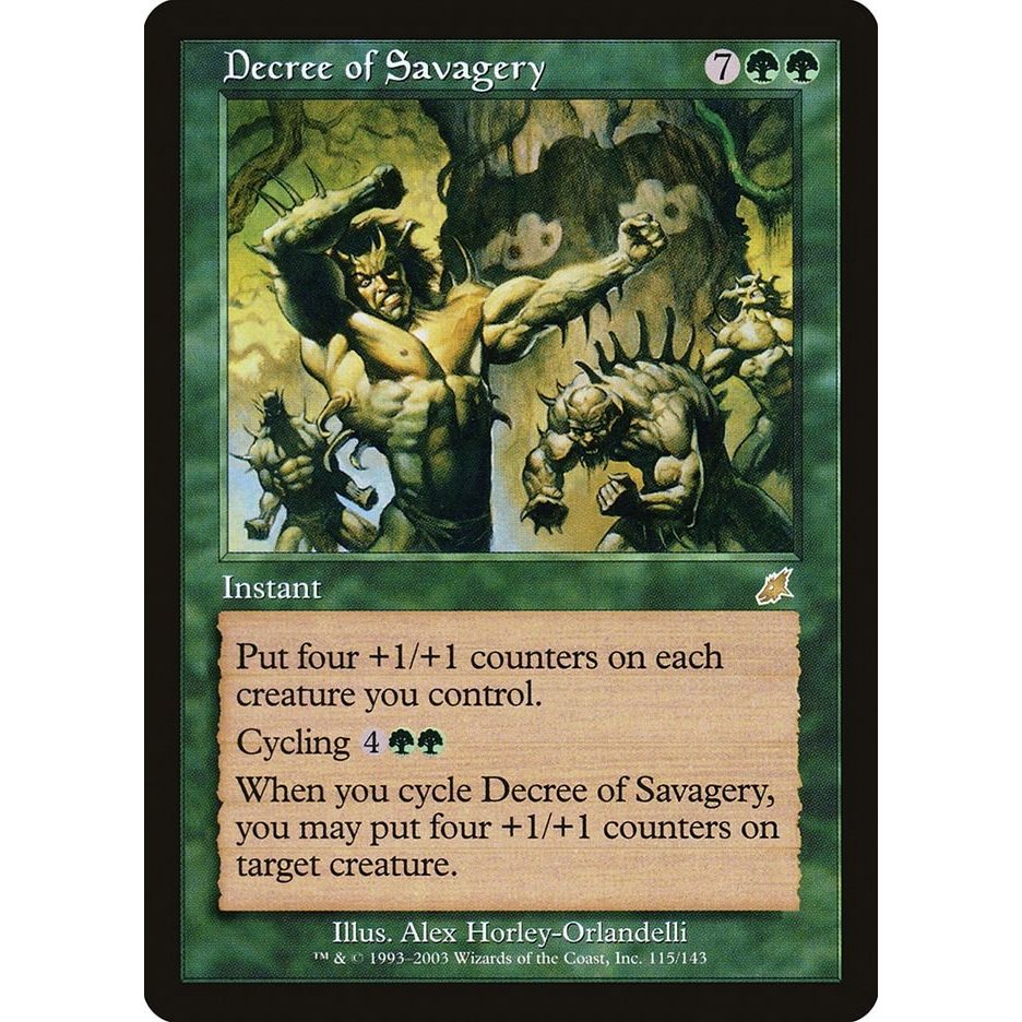 Image for Decree of Savagery (115) (SCG) - Magic: The Gathering