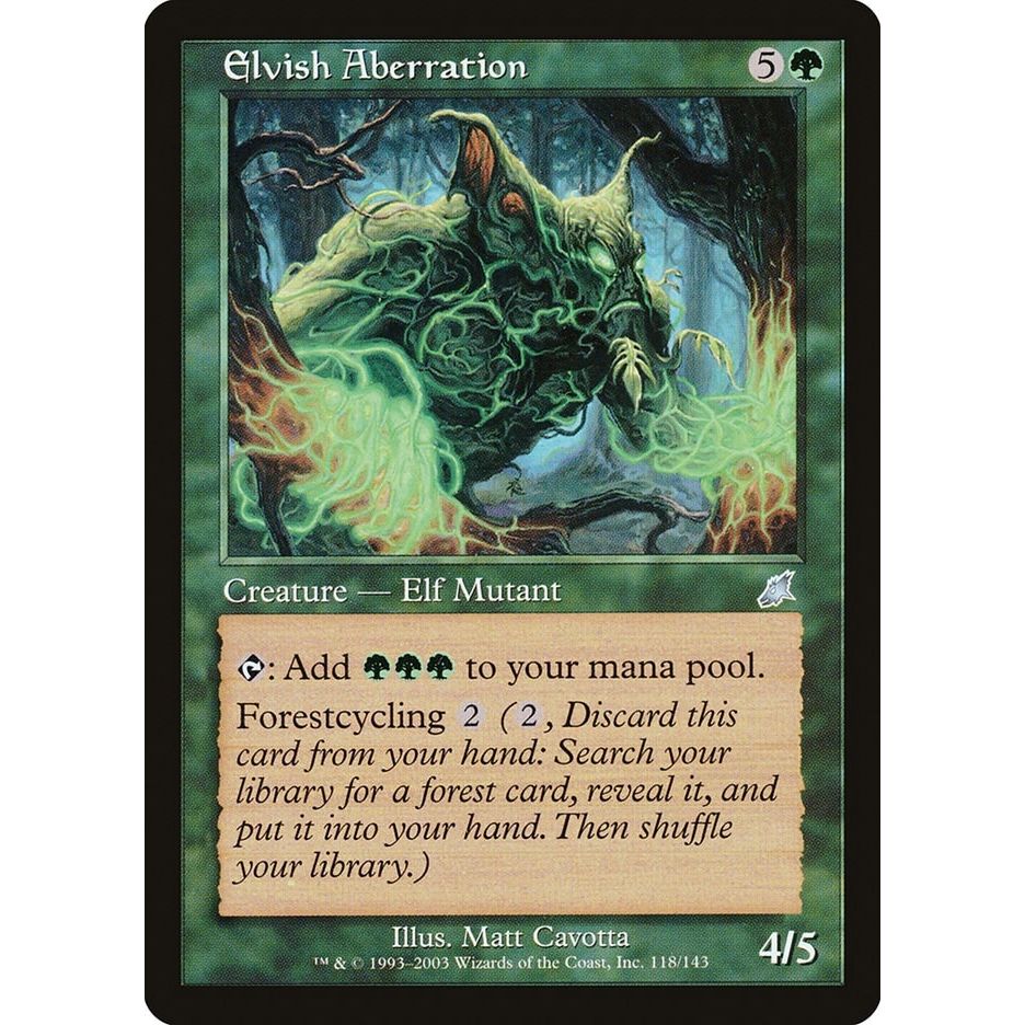Image for Elvish Aberration (118) (SCG) - Magic: The Gathering