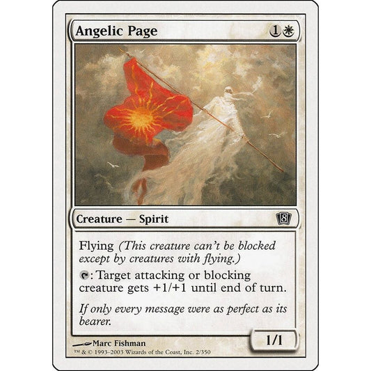 Image for Angelic Page (2) (8ED) - Magic: The Gathering