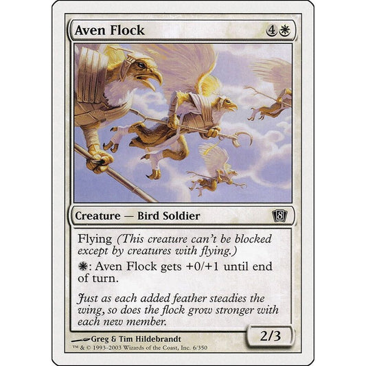 Image for Aven Flock (6) (8ED) - Magic: The Gathering