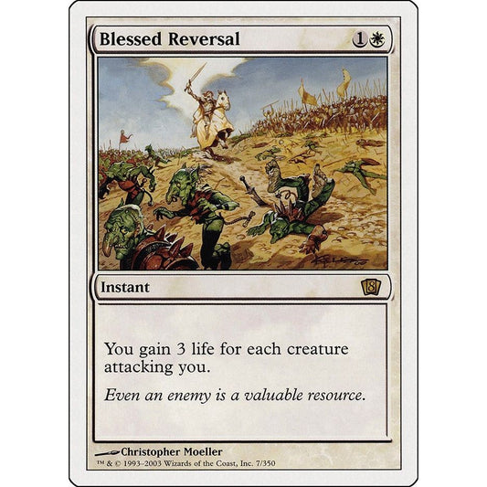 Image for Blessed Reversal (7) (8ED) - Magic: The Gathering