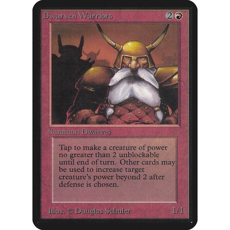 Image for Dwarven Warriors (LEA) - Magic: The Gathering