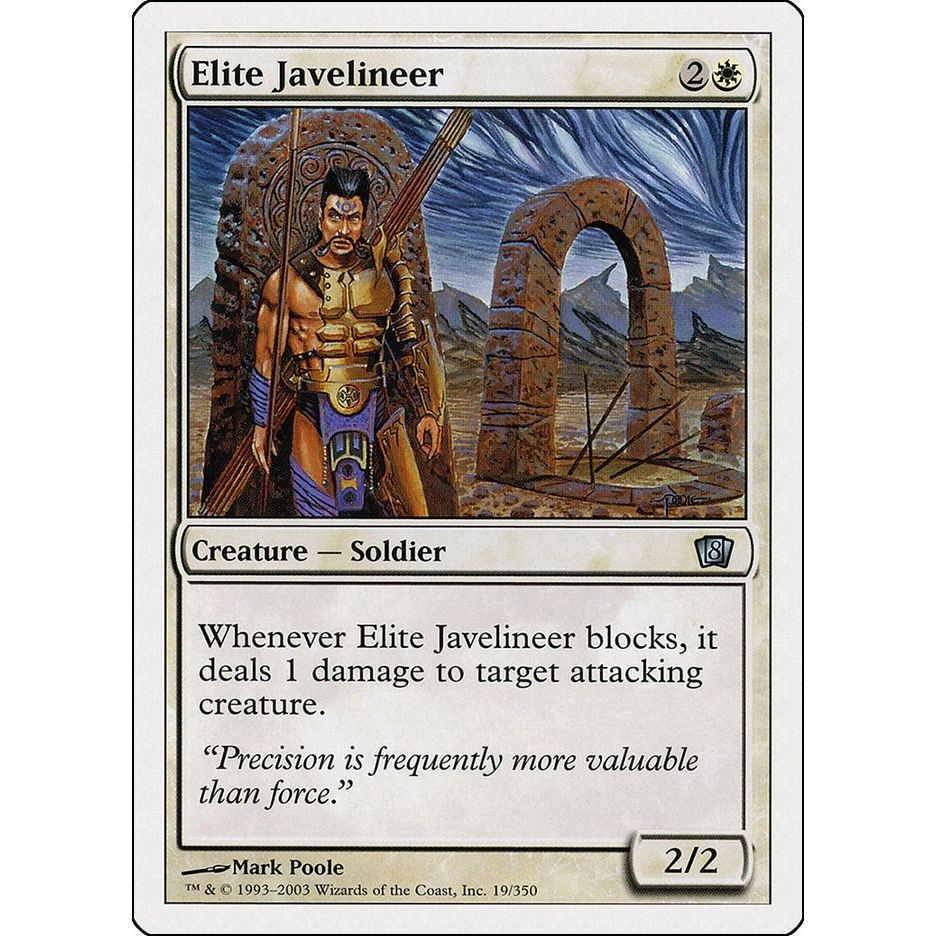 Image for Elite Javelineer (19) (8ED) - Magic: The Gathering