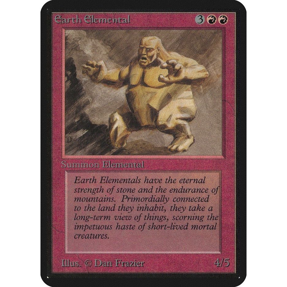 Image for Earth Elemental (LEA) - Magic: The Gathering