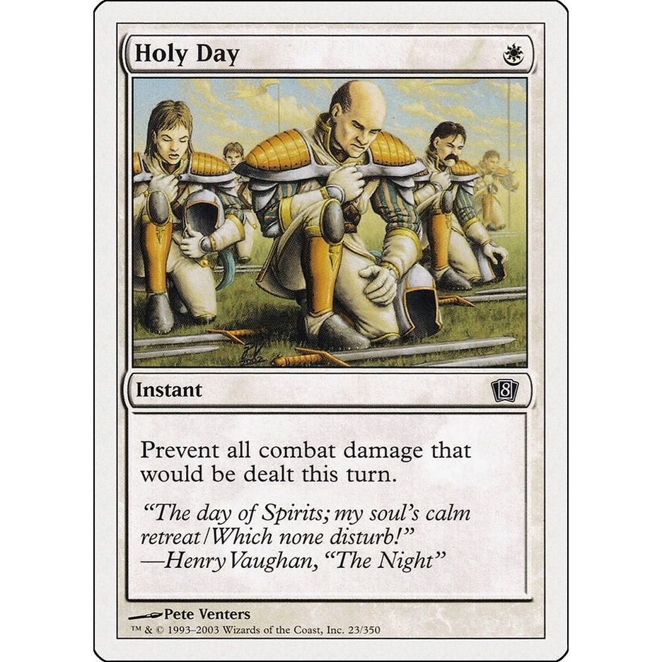 Image for Holy Day (23) (8ED) - Magic: The Gathering