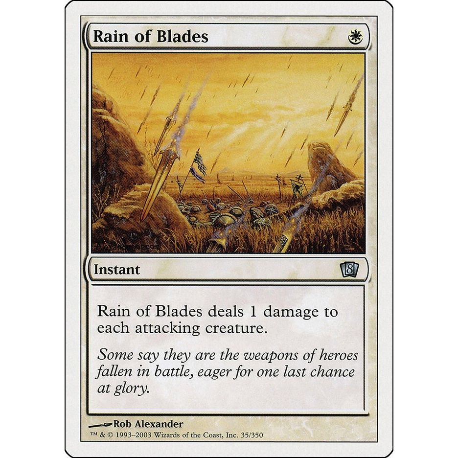 Image for Rain of Blades (35) (8ED) - Magic: The Gathering