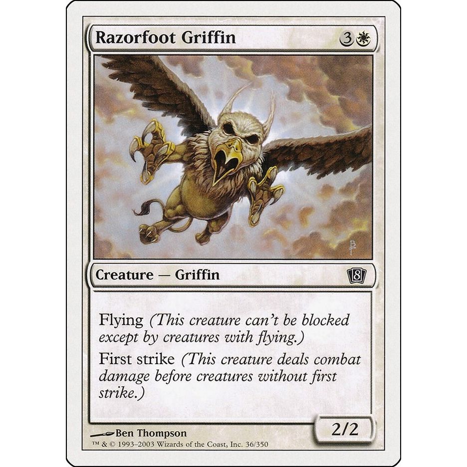 Image for Razorfoot Griffin (36) (8ED) - Magic: The Gathering