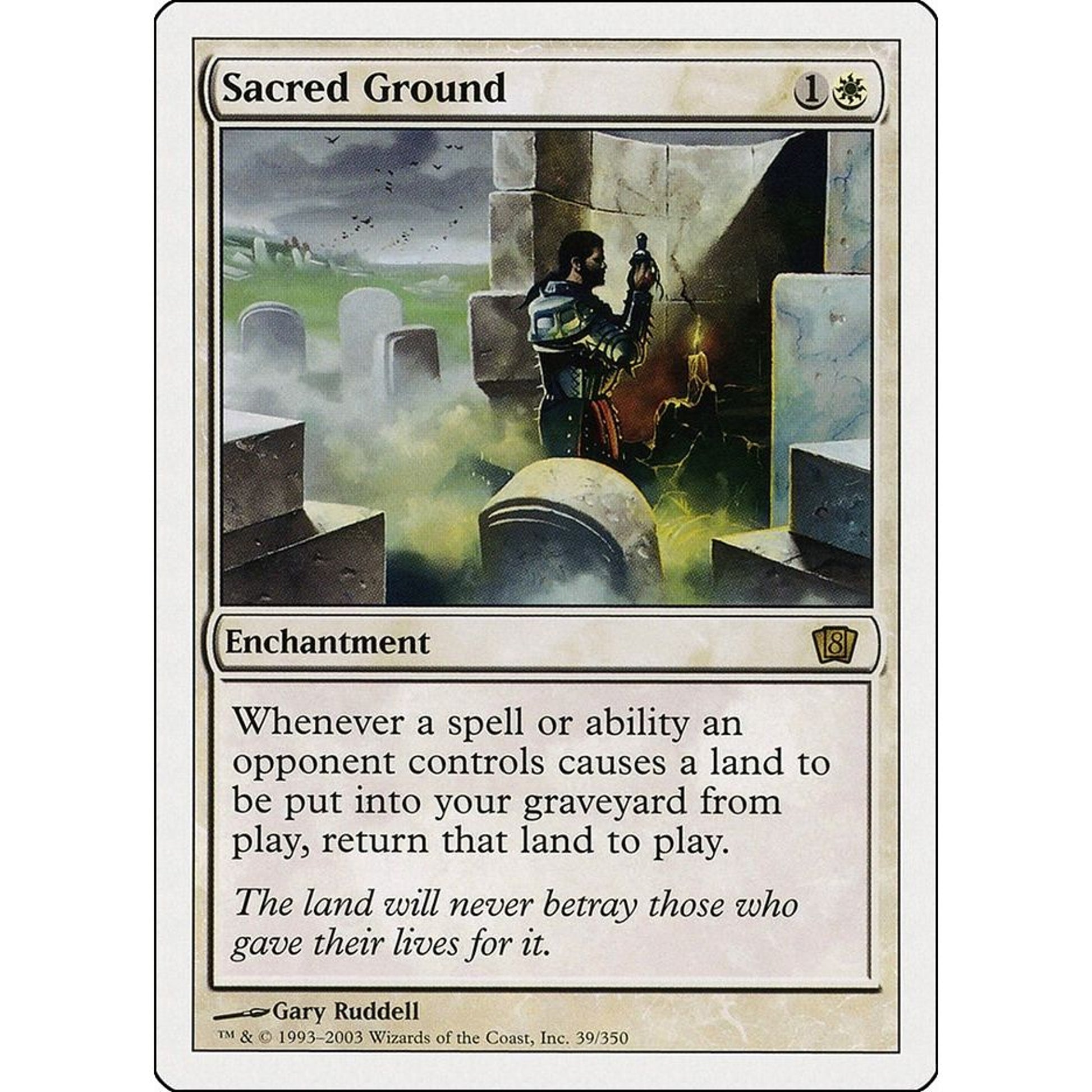 Image for Sacred Ground (39) (8ED) - Magic: The Gathering