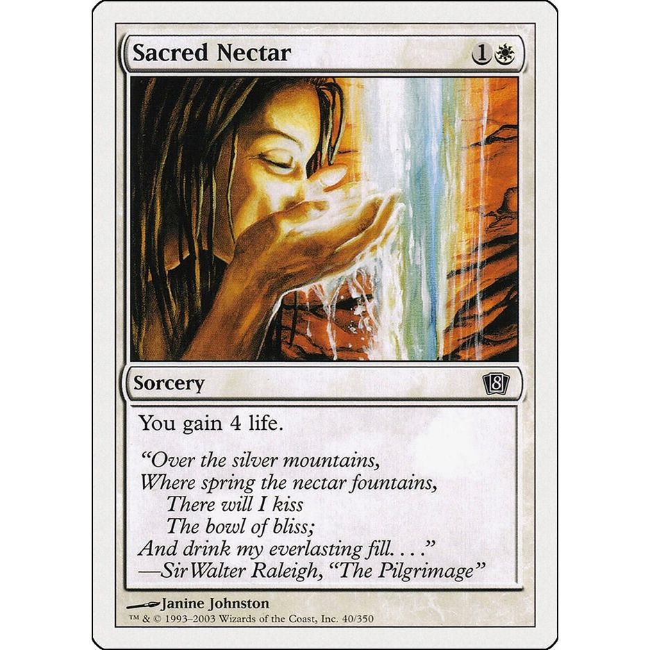 Image for Sacred Nectar (40) (8ED) - Magic: The Gathering