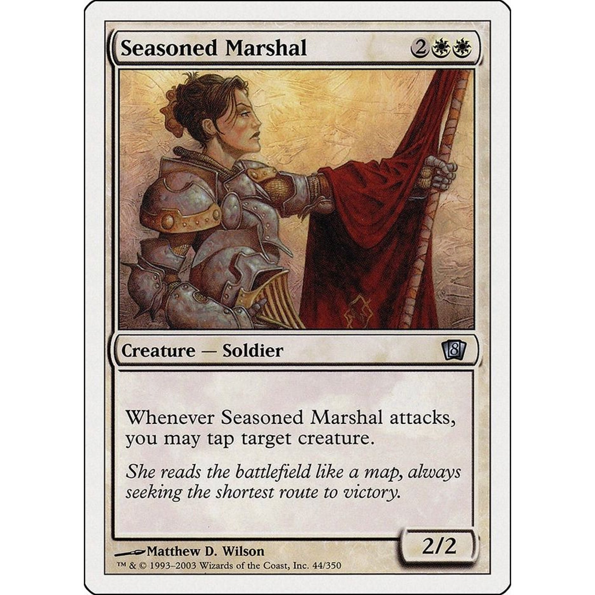 Image for Seasoned Marshal (44) (8ED) - Magic: The Gathering