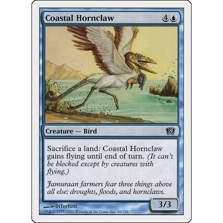 Image for Coastal Hornclaw (66) (8ED) - Magic: The Gathering