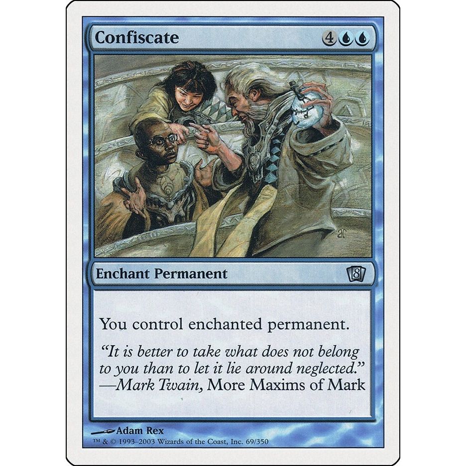 Image for Confiscate (69) (8ED) - Magic: The Gathering