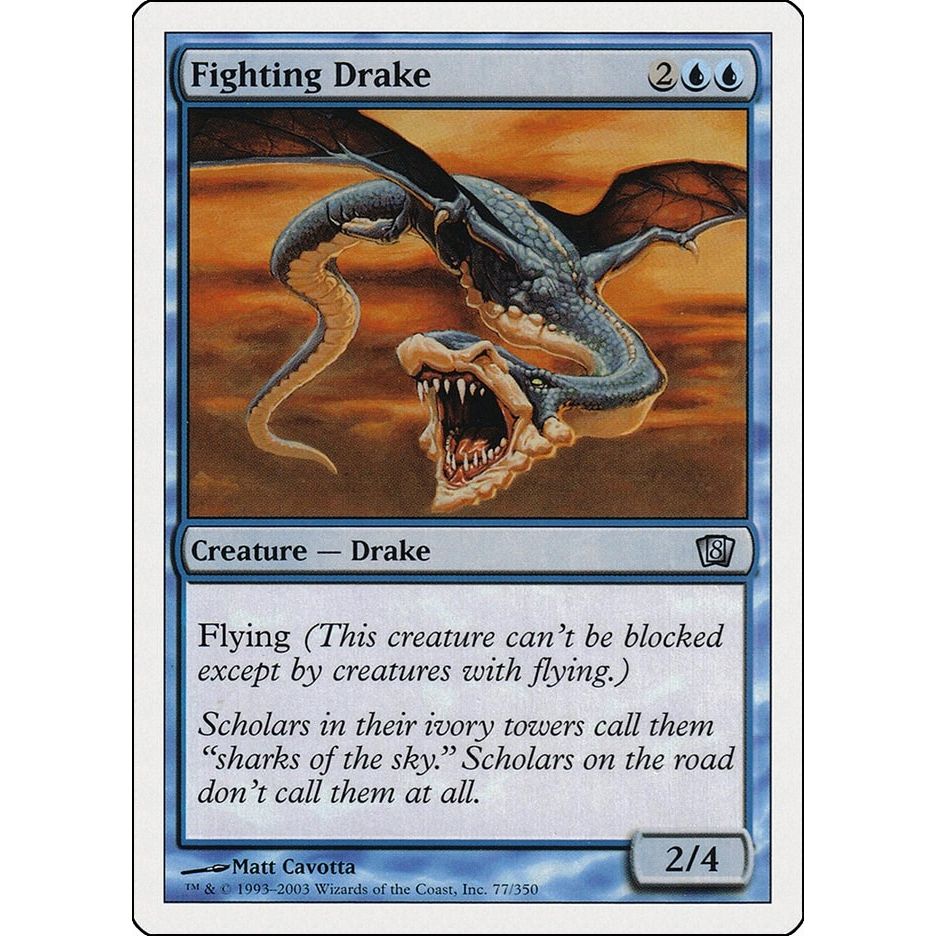 Image for Fighting Drake (77) (8ED) - Magic: The Gathering