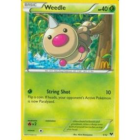 Weedle - 1/12 Pokemon