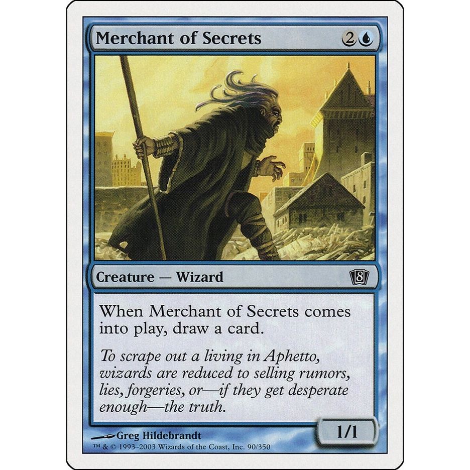 Image for Merchant of Secrets (90) (8ED) - Magic: The Gathering