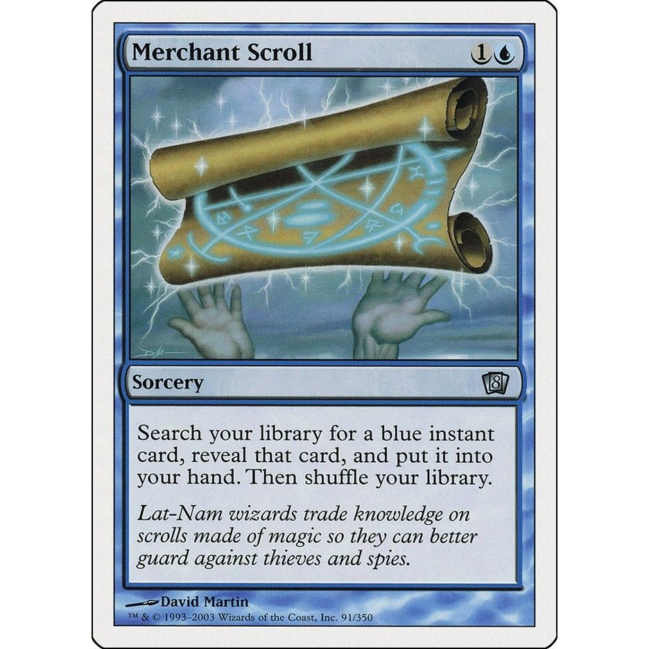 Image for Merchant Scroll (91) (8ED) - Magic: The Gathering