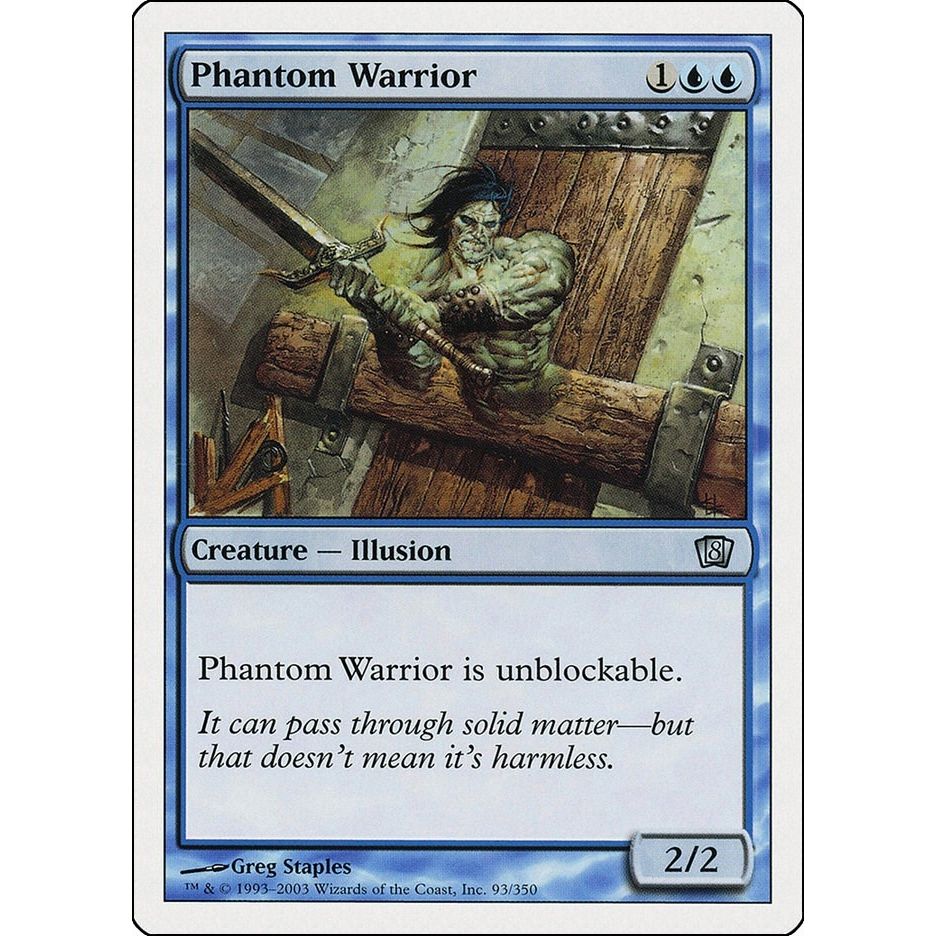 Image for Phantom Warrior (93) (8ED) - Magic: The Gathering