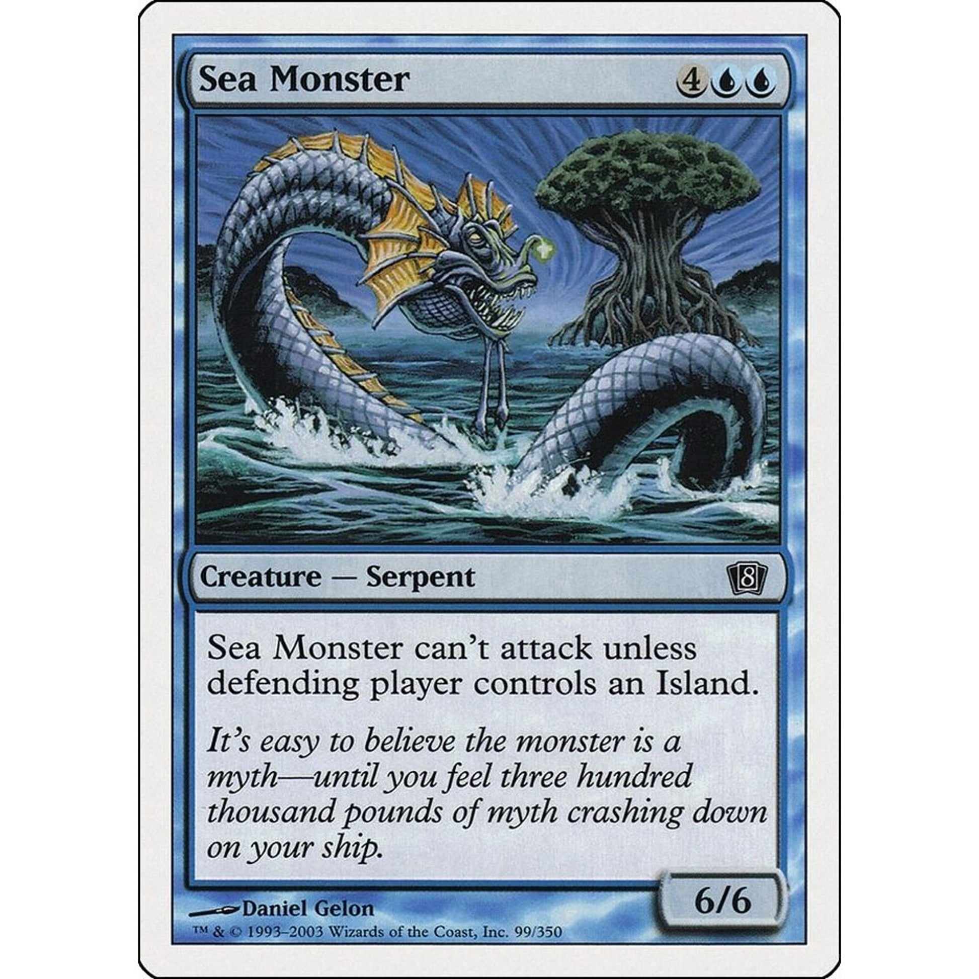 Image for Sea Monster (99) (8ED) - Magic: The Gathering