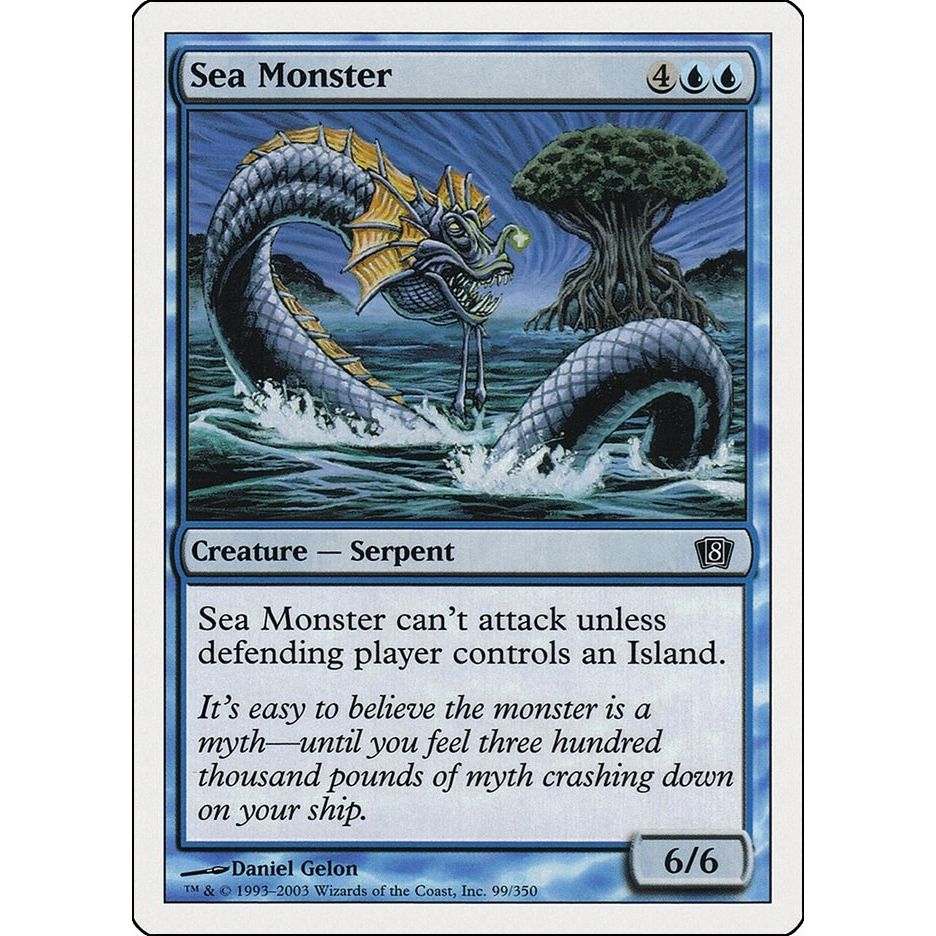 Image for Sea Monster (99) (8ED) - Magic: The Gathering
