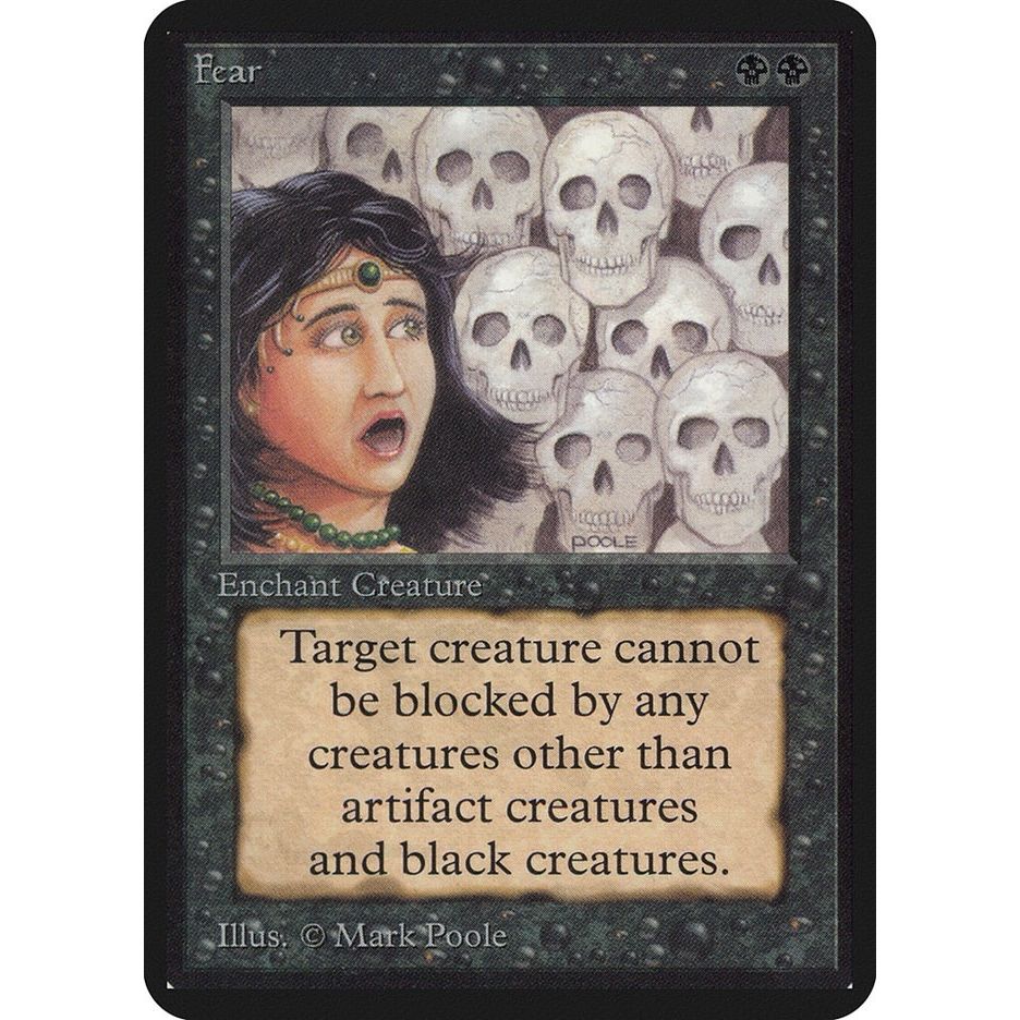 Image for Fear (LEA) - Magic: The Gathering